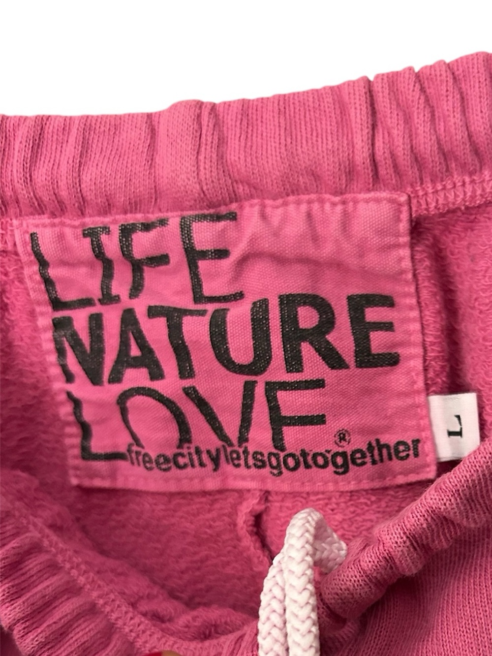 FreeCity Hot Pink & Black Sweatpants Joggers Size Large - Picture 4 of 6